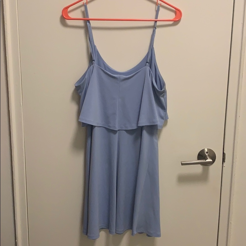 Express Ruffle Overlay Dress - Picture 3 of 3